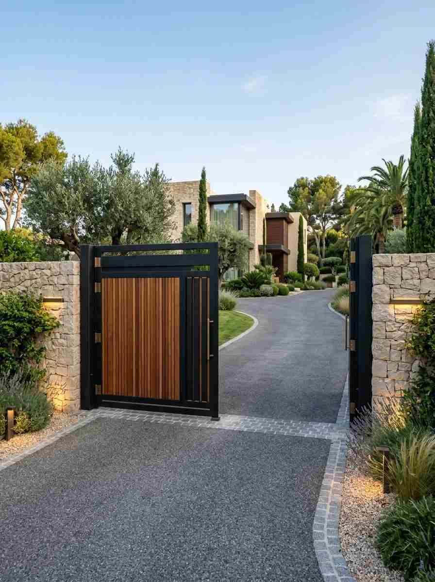 Custom Architectural Entrance Gate