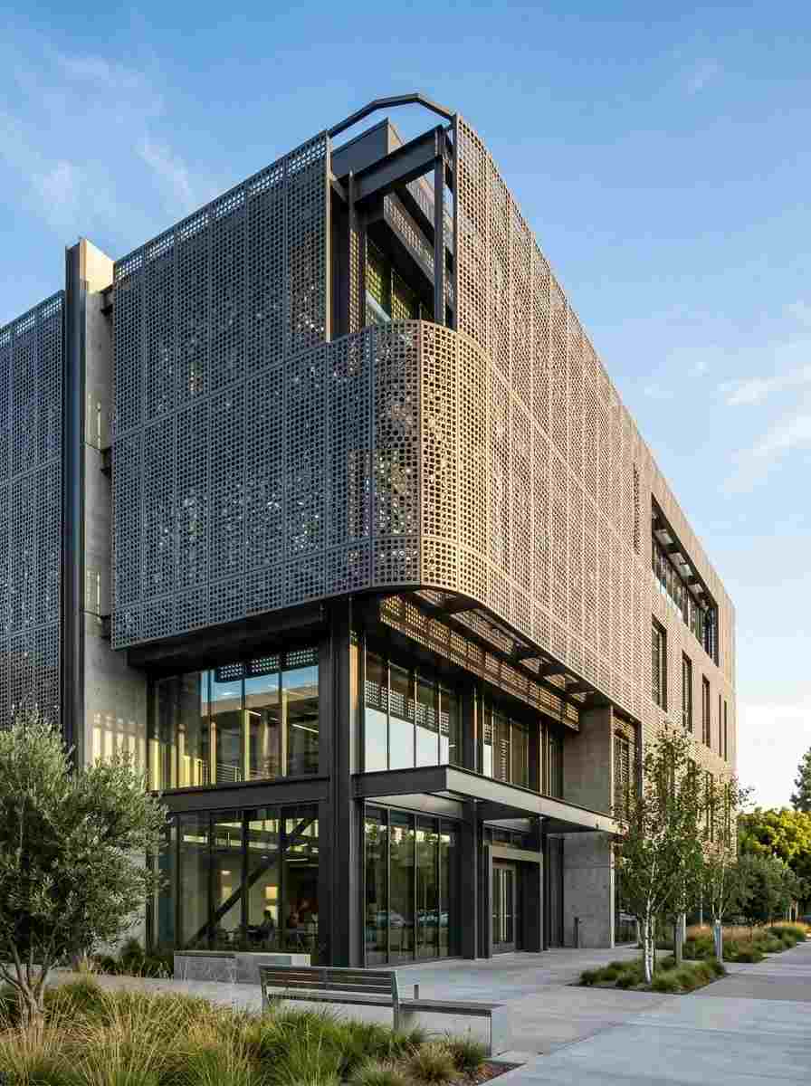 Perforated Metal Facade Panels