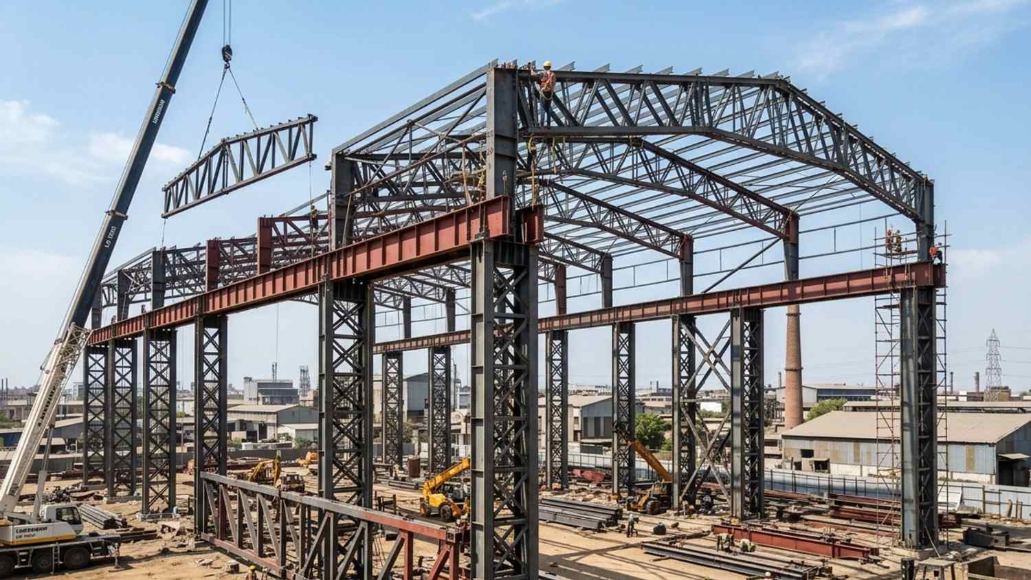 Raj Fabrication heavy structural steel fabrication and erection capabilities